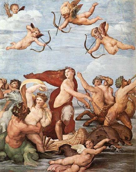 RAFFAELLO Sanzio The Triumph of Galatea